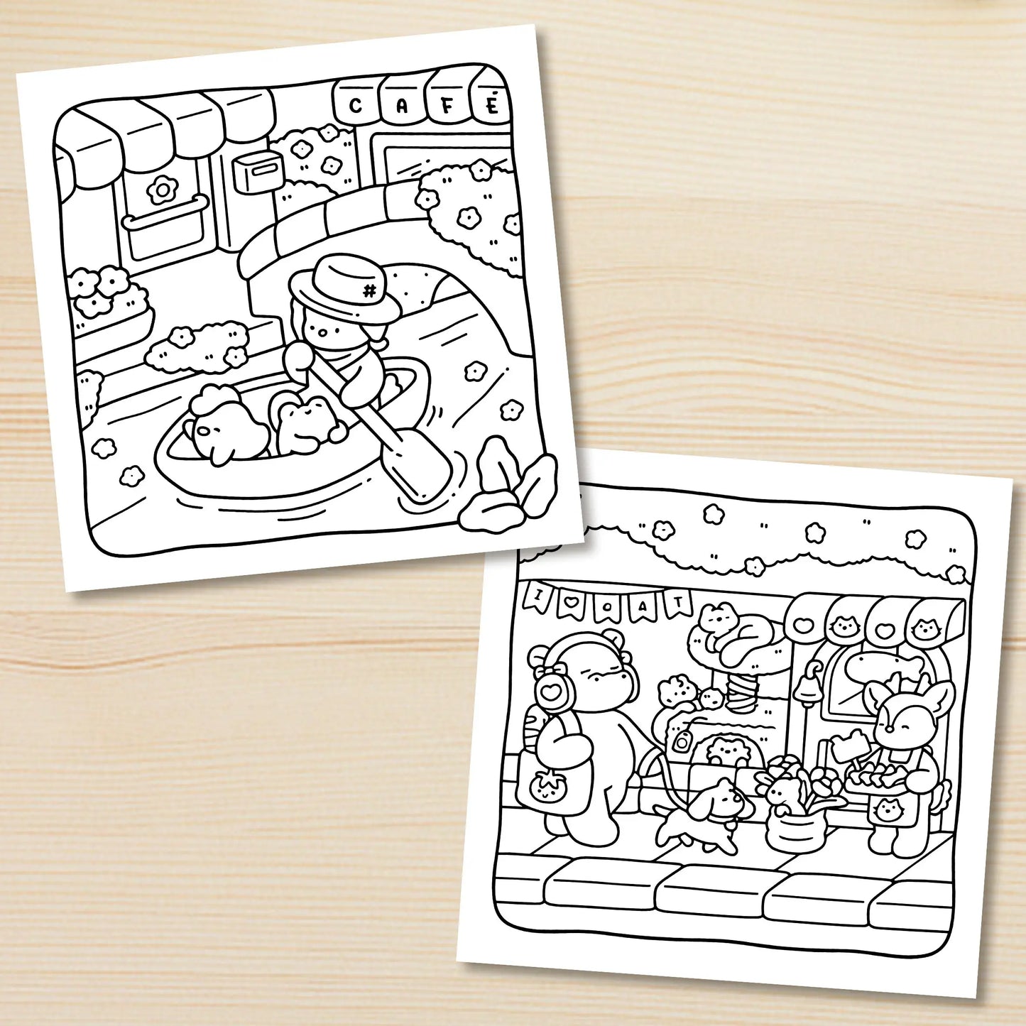 Målarbok - Lugna dagar