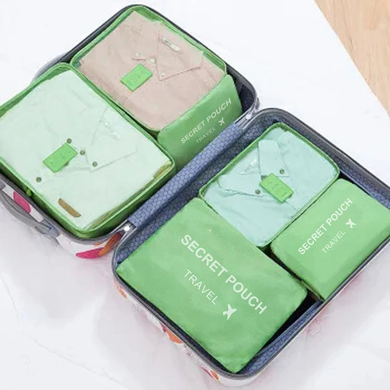 Packkuber för resväska – 6-pack