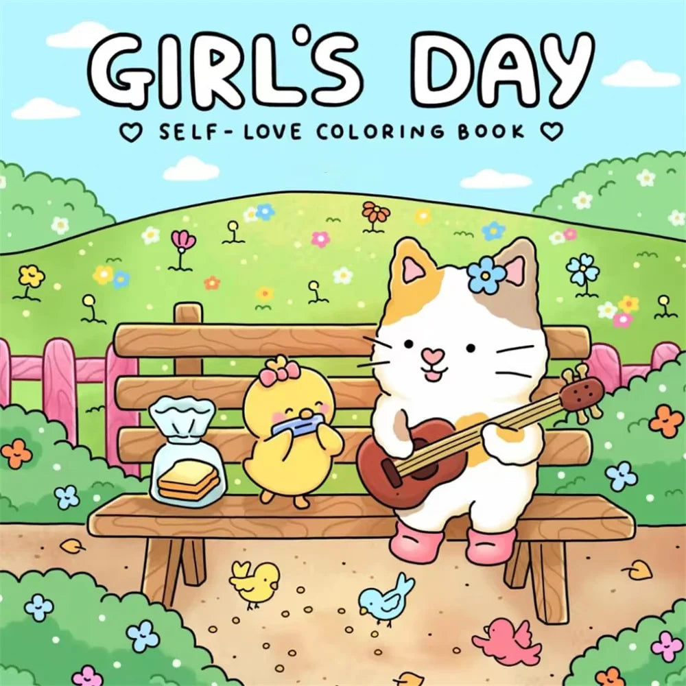 Målarbok - Fuzzys vänner