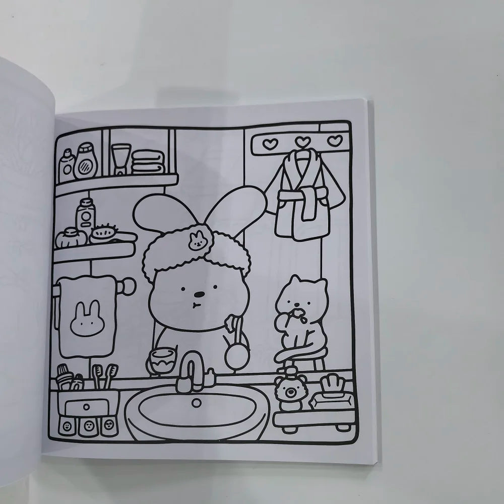 Målarbok - Mysiga stunder