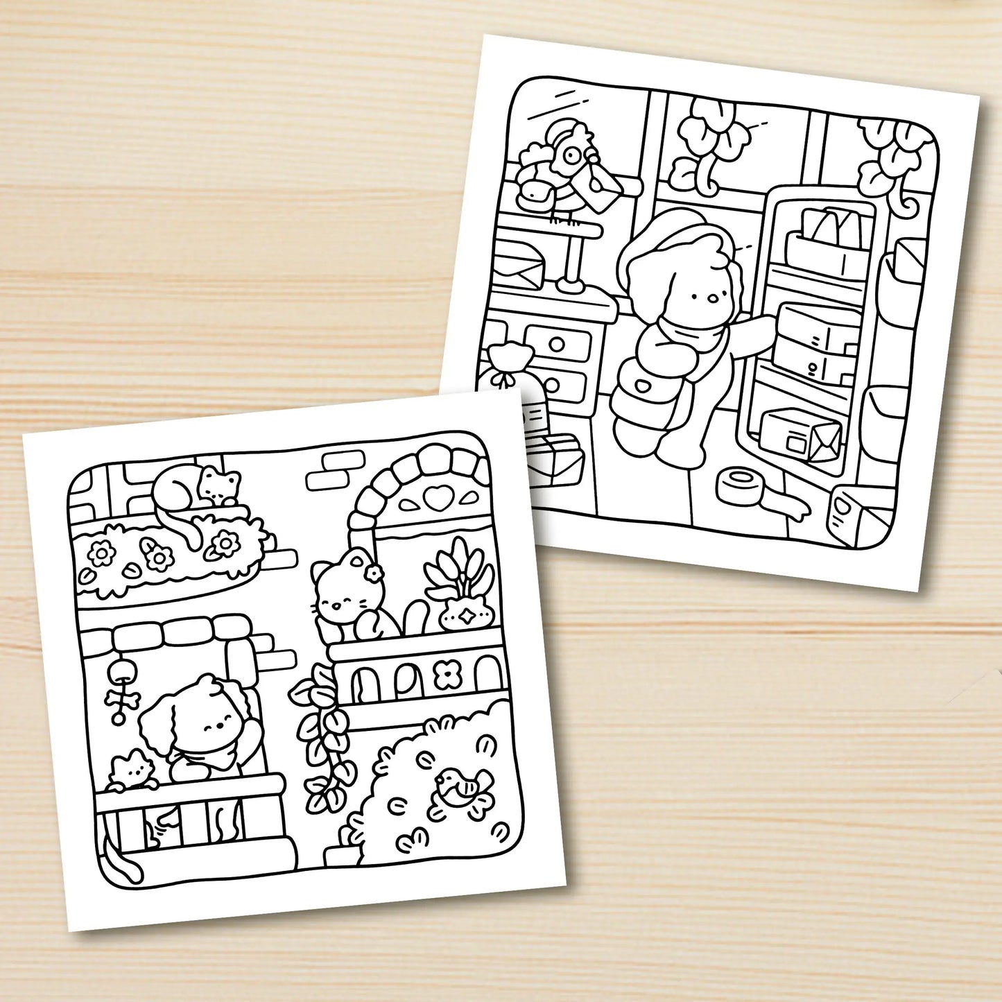 Målarbok - Lugna dagar