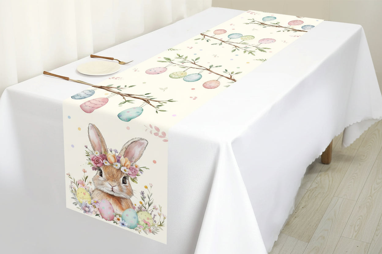Bordslöpare med påsktema
