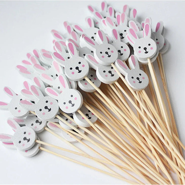 Påsktandpetare med olika motiv – 100 st