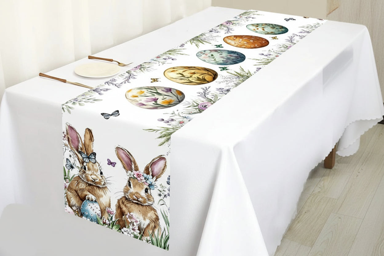 Bordslöpare med påsktema