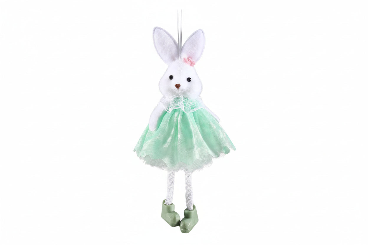 Stående påskhare i mjuka färger – Perfekt påskdekoration för hemmet