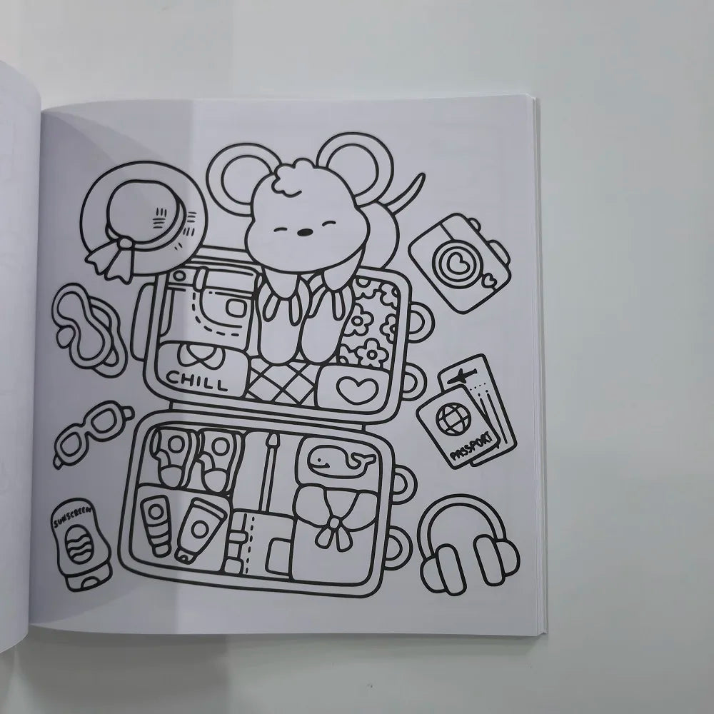 Målarbok - Mysiga stunder