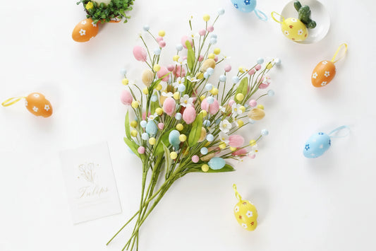 Påskdekoration i grenform - 50 cm
