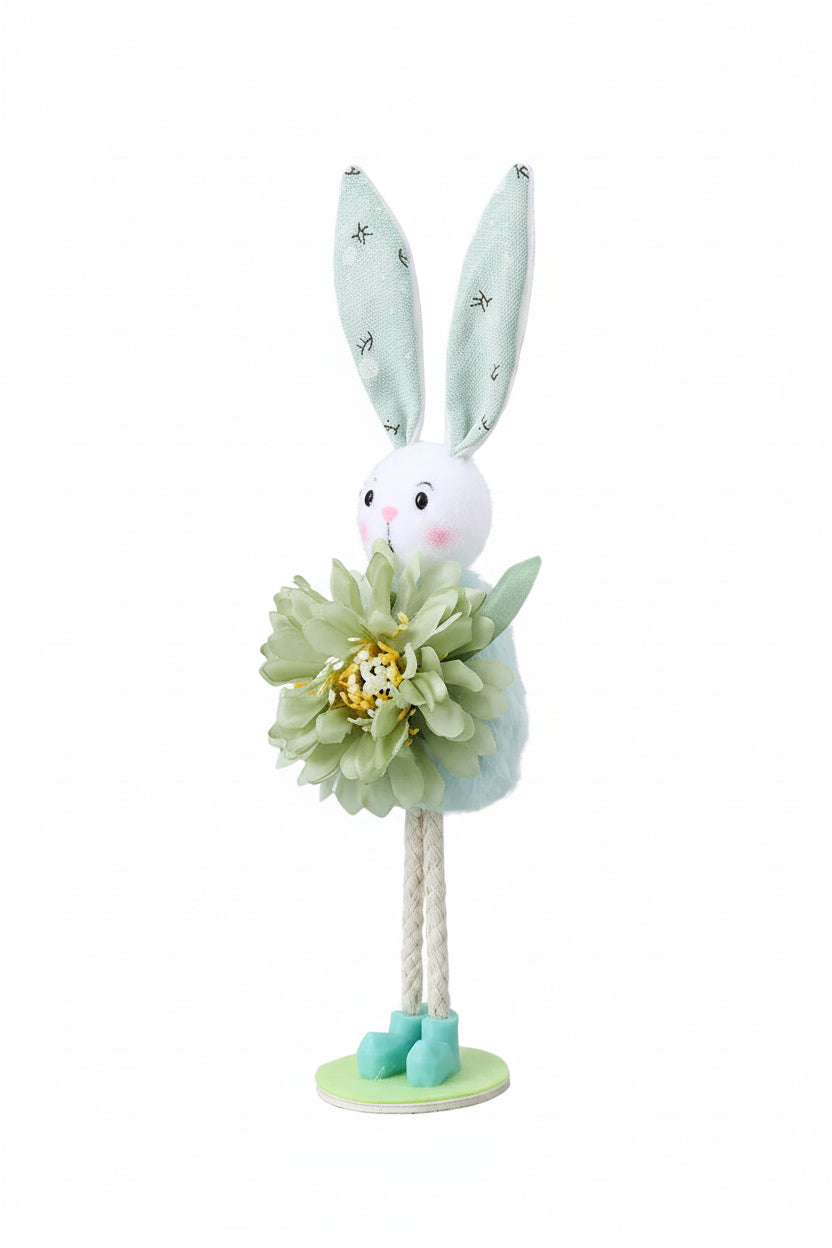 Stående påskhare i mjuka färger – Perfekt påskdekoration för hemmet