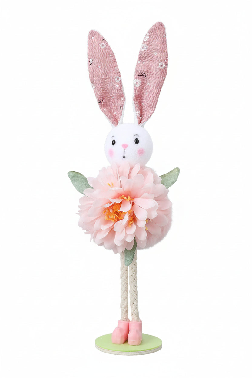 Stående påskhare i mjuka färger – Perfekt påskdekoration för hemmet
