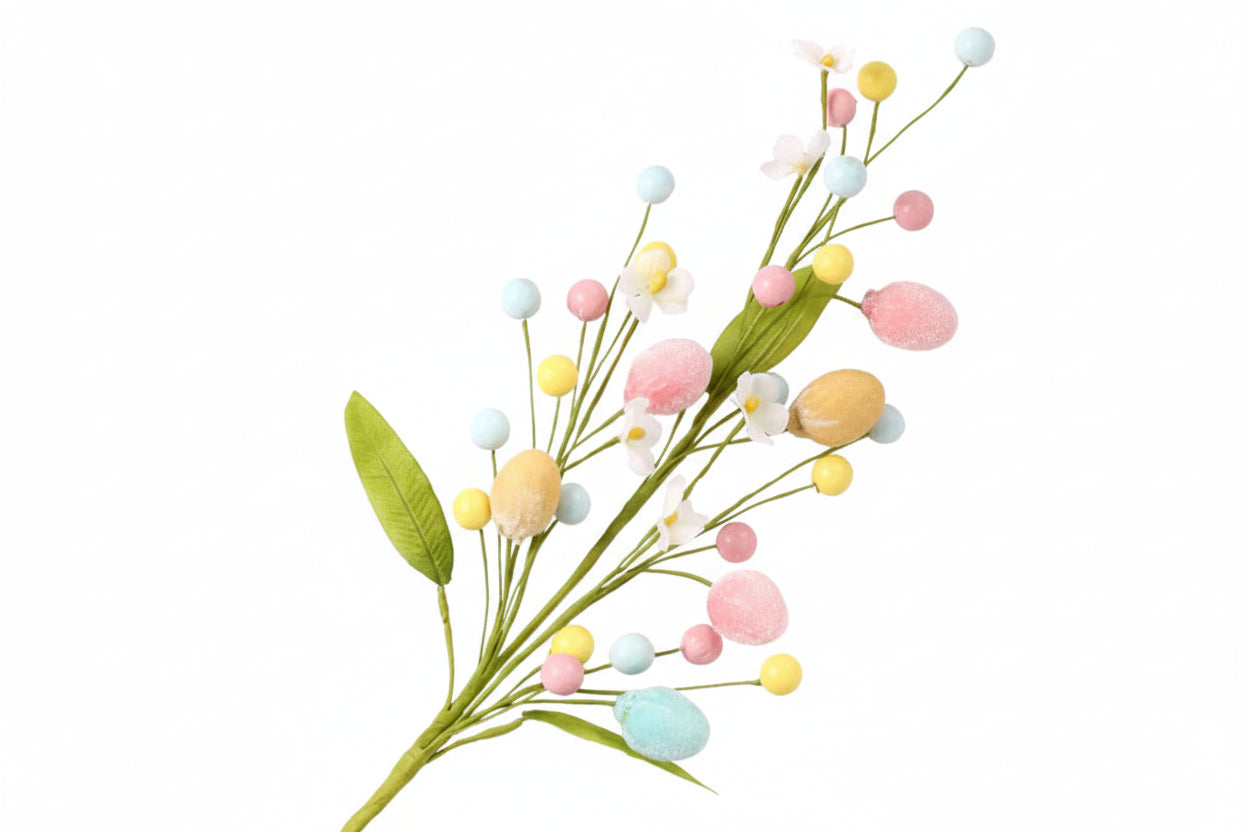 Påskdekoration i grenform - 50 cm