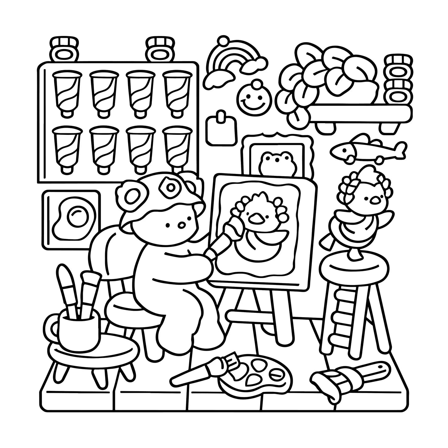 Målarbok - Lugna dagar