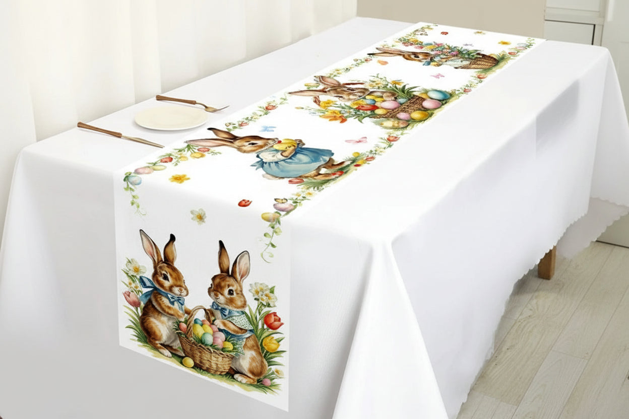 Bordslöpare med påsktema