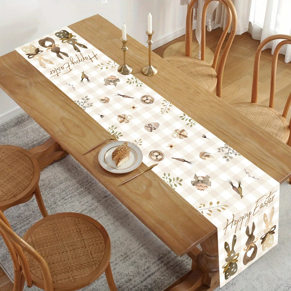 Bordslöpare med påsktema