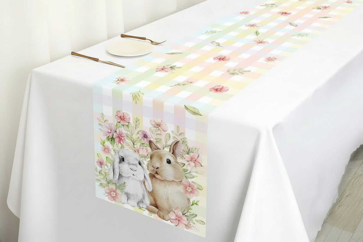 Bordslöpare med påsktema
