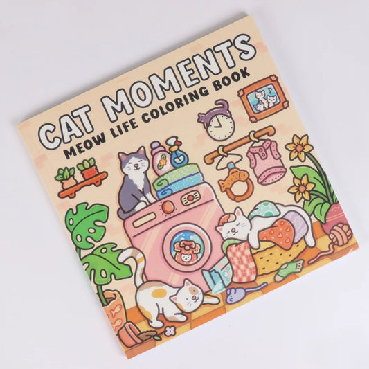 Målarbok - Katternas rutin