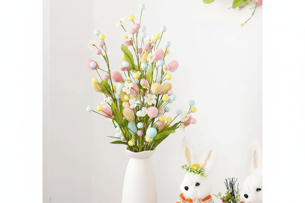 Påskdekoration i grenform - 50 cm