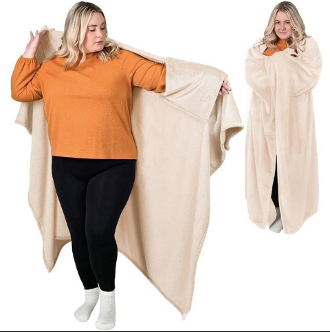 Bärbar filt - Filt med handtag