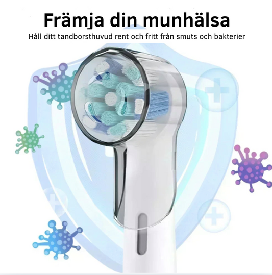Skydd för tandborsthuvud 4 pack