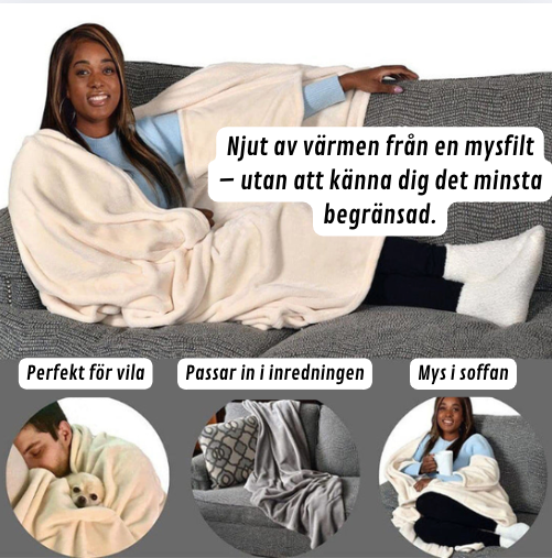 Bärbar filt - Filt med handtag